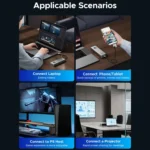 ORICO OUM2-G20-GY-BP 20Gbps M.2 SSD Enclosure with Type-C+USB Cable - Image 6