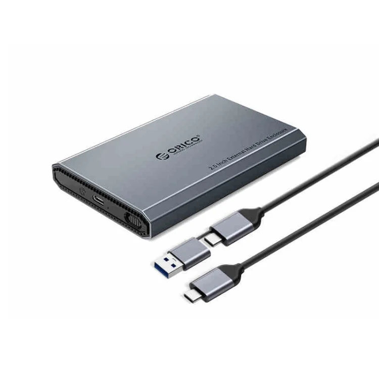 PC9802D.webp ORICO DD25 C3 2.5 inch Type-C to Type-C and USB Mechanical SSD Enclosure, Supported Capacity: 6TB - Image 1