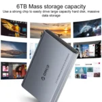 ORICO DD25 C3 2.5 inch Type-C to Type-C and USB Mechanical SSD Enclosure, Supported Capacity: 6TB - Image 13