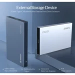 ORICO DD25 C3 2.5 inch Type-C to Type-C and USB Mechanical SSD Enclosure, Supported Capacity: 6TB - Image 2