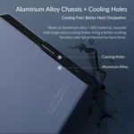 ORICO DD25 C3 2.5 inch Type-C to Type-C and USB Mechanical SSD Enclosure, Supported Capacity: 6TB - Image 8