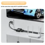 Male RJ45 3 in 1 100M Network Splitter Cable Ethernet Network Coupler - Image 5