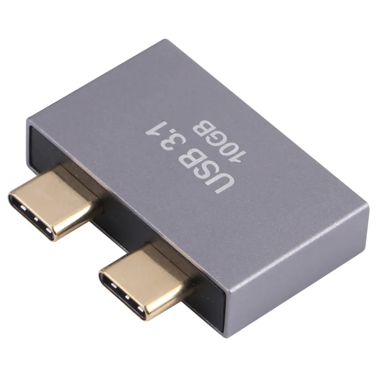 PC9832_1.webp USB Female + USB-C / Type-C Female to 2 x USB-C / Type-C Male Adapter - Image 2