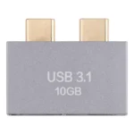 USB Female + USB-C / Type-C Female to 2 x USB-C / Type-C Male Adapter - Image 4