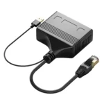 Male RJ45 4 in 1 Gigabit Network Splitter Cable Ethernet Network Coupler - Image 2