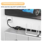 Male RJ45 4 in 1 Gigabit Network Splitter Cable Ethernet Network Coupler - Image 5