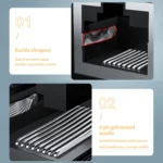 Male RJ45 4 in 1 Gigabit Network Splitter Cable Ethernet Network Coupler - Image 9