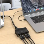 Female RJ45 4 in 1 Gigabit Network Splitter Cable Ethernet Network Coupler - Image 10