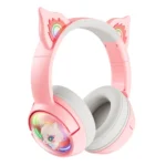 B5 Cat Ear Design USB-C / Type-C RGB Wireless Bluetooth HiFi Headset - Image 2