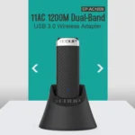 EDUP EP-AC1609 1200Mbps High Speed USB 3.0 WiFi Adapter Receiver Ethernet Adapter with 1m Extend Cable & Base - Image 7