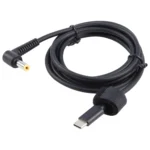 PD65W USB-C / Type-C Elbow to 5.5 x 2.5mm Laptop Power Charging Cable 1.5m - Image 2
