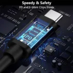 PD65W USB-C / Type-C Elbow to 5.5 x 2.5mm Laptop Power Charging Cable 1.5m - Image 7