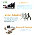 A305 Car DVR Camera 2.45 inch IPS Screen Full HD 1080P 170 Degree Wide Angle Viewing, Support Motion Detection / TF Card / G-Sensor / WiFi / HDMI - Image 10