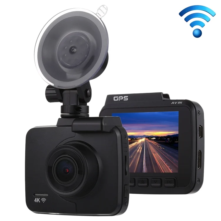 PIR0071B.webp GS63H Car DVR Camera 2.4 inch LCD Screen HD 2880 x 2160P 150 Degree Wide Angle Viewing, Support Motion Detection / TF Card / G-Sensor / GPS / WiFi / HDMI - Image 1