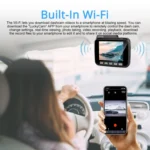 GS63H Car DVR Camera 2.4 inch LCD Screen HD 2880 x 2160P 150 Degree Wide Angle Viewing, Support Motion Detection / TF Card / G-Sensor / GPS / WiFi / HDMI - Image 11