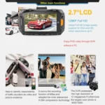 GS90C Car DVR Camera 2.7 inch LCD Screen HD 2304 x 1296P 170 Degree Wide Angle Viewing, Support Motion Detection / TF Card / G-Sensor / HDMI - Image 14