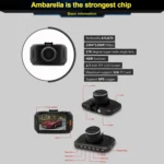 GS90C Car DVR Camera 2.7 inch LCD Screen HD 2304 x 1296P 170 Degree Wide Angle Viewing, Support Motion Detection / TF Card / G-Sensor / HDMI - Image 10