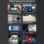 X11 1080P HD Night Vision WiFi Car Driving Recorder Support Mobile APP - Image 3