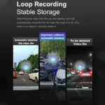 U06 2K Ultra HD Night Vision WiFi Car Driving Recorder Support Mobile APP - Image 14