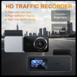 U06 2K Ultra HD Night Vision WiFi Car Driving Recorder Support Mobile APP - Image 4