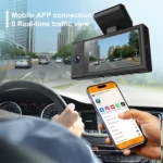 X12 1080P HD Panoramic Triple Recording WiFi Car Driving Recorder Support Mobile APP - Image 4