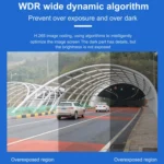 X12 1080P HD Panoramic Triple Recording WiFi Car Driving Recorder Support Mobile APP - Image 9