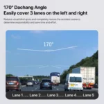 U02 2K Ultra HD Night Vision Car Front and Inner WiFi Driving Recorder - Image 7