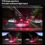 U02 2K Ultra HD Night Vision Car Front and Inner WiFi Driving Recorder - Image 8