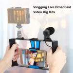 PULUZ 2 in 1 Live Broadcast Smartphone Video Rig + Microphone Kits for iPhone, Galaxy, Huawei, Xiaomi, HTC, LG, Google, and Other Smartphones - Image 6