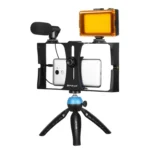 4 in 1 Vlogging Selfie Light Smartphone Video Rig Kits