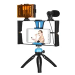 4 in 1 Vlogging Selfie Light Smartphone Video Rig Kits - Image 2
