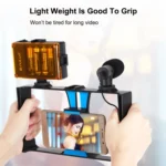 4 in 1 Vlogging Selfie Light Smartphone Video Rig Kits - Image 5