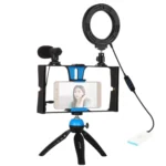 4 in 1 Vlogging Selfie Light Smartphone Video Rig Kits - Image 2