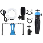 4 in 1 Vlogging Selfie Light Smartphone Video Rig Kits - Image 11