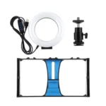 2 in 1 Vlogging Ring LED Selfie Light Smartphone Video Rig - Image 11