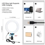 2 in 1 Vlogging Ring LED Selfie Light Smartphone Video Rig - Image 8