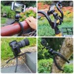 PULUZ Mini Octopus Flexible Tripod Holder with Ball Head & Phone Clamp + Tripod Mount Adapter & Long Screw for SLR Cameras, GoPro, Cellphone, Size: 25cmx4.5cm - Image 7