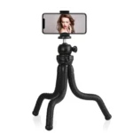 PULUZ Mini Octopus Flexible Tripod Holder with Ball Head & Phone Clamp + Tripod Mount Adapter & Long Screw for SLR Cameras, GoPro, Cellphone, Size: 30cmx5cm - Image 2