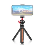 PULUZ Inlaid Wood Desktop Vlogging Live Tripod Holder with Ballhead