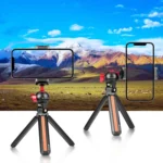 PULUZ Inlaid Wood Desktop Vlogging Live Tripod Holder with Ballhead - Image 6