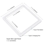 PULUZ 25cm Folding Portable High CRI Ring LED Photo Lighting Studio Tent Box + Shadowless Light Lamp Panel Pad with 12 Colors Backdrops, Size: 25cm x 25cm x 25cm - Image 4