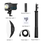 PULUZ 120W Photo Studio Strobe Flash Light Kit with Softbox Reflector & Tripod - Image 11