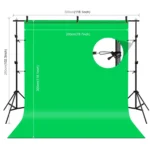 PULUZ LED Light Studio Softbox Photography Kit with Background & Reflective & Tripod Mount & Sandbags - Image 4