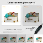 PULUZ 30cm Folding Ring Light Photo Lighting Studio Shooting Tent Box with Shadowless Light Panel - Image 9