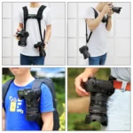 PULUZ 3 in 1 Multi-functional Bundle Waistband Strap + Double Shoulders Strap + Capture Camera Clip Kits with Hook for SLR / DSLR Cameras - Image 8