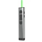 Doosl Dsit038 2.4GHz Wireless Presenter PowerPoint Clicker Representation Remote Control Green Laser Pointer, Control Distance: 100m - Image 2