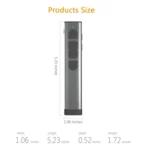 Doosl Dsit038 2.4GHz Wireless Presenter PowerPoint Clicker Representation Remote Control Green Laser Pointer, Control Distance: 100m - Image 5