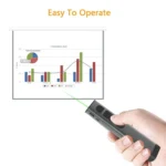 Doosl Dsit038 2.4GHz Wireless Presenter PowerPoint Clicker Representation Remote Control Green Laser Pointer, Control Distance: 100m - Image 6