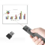 DOOSL DSIT036 Red Laser Pointer 2.4GHz Wireless Presenter PowerPoint Clicker - Image 2