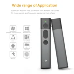 DOOSL DSIT036 Red Laser Pointer 2.4GHz Wireless Presenter PowerPoint Clicker - Image 6